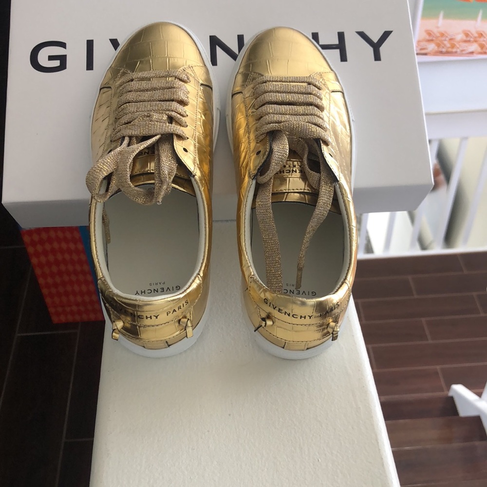 Givenchy Gold Sneakers - Picture 6 of 7